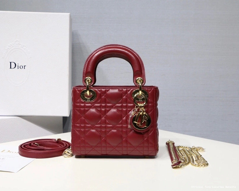 Tony Luxuries Lambskin With diro Mini Lady 0813